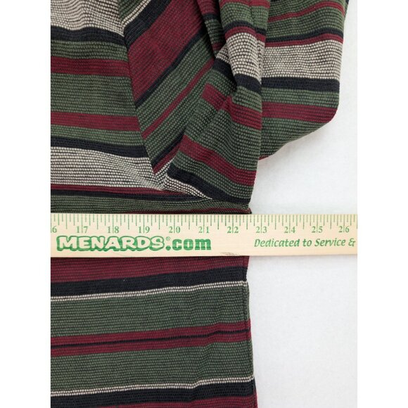 Alfred Dunner Women's Blazer Suit Jacket Size 16 Textured Red Green Stripe - Picture 7 of 12